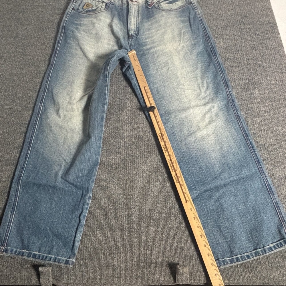 Akademiks Mens Jeans Size 40 Denim Blue RN100964 Straight‎ Fit Relaxed - Picture 14 of 16